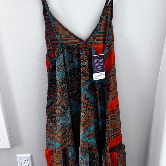 NEW 'Guru For Life' Silk Dress - Size M/L (Fits 8-10) - Picture 2 of 7